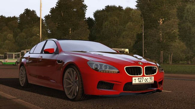 Мод BMW M6 F06 Grand Coupe для City Car Driving (1.5.9.2)