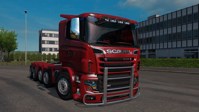 Мод Scania illegal V8 для Euro Truck Simulator 2 (1.36.x)