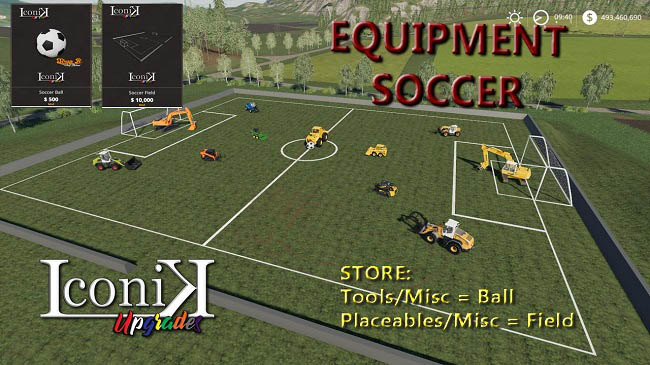 Мод Iconik Soccer Set v2.0 для FS19 (1.5.x)