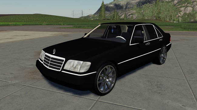 Мод Mercedes-Benz W140 500SE v2.0.0.0 для FS19 (1.5.x)