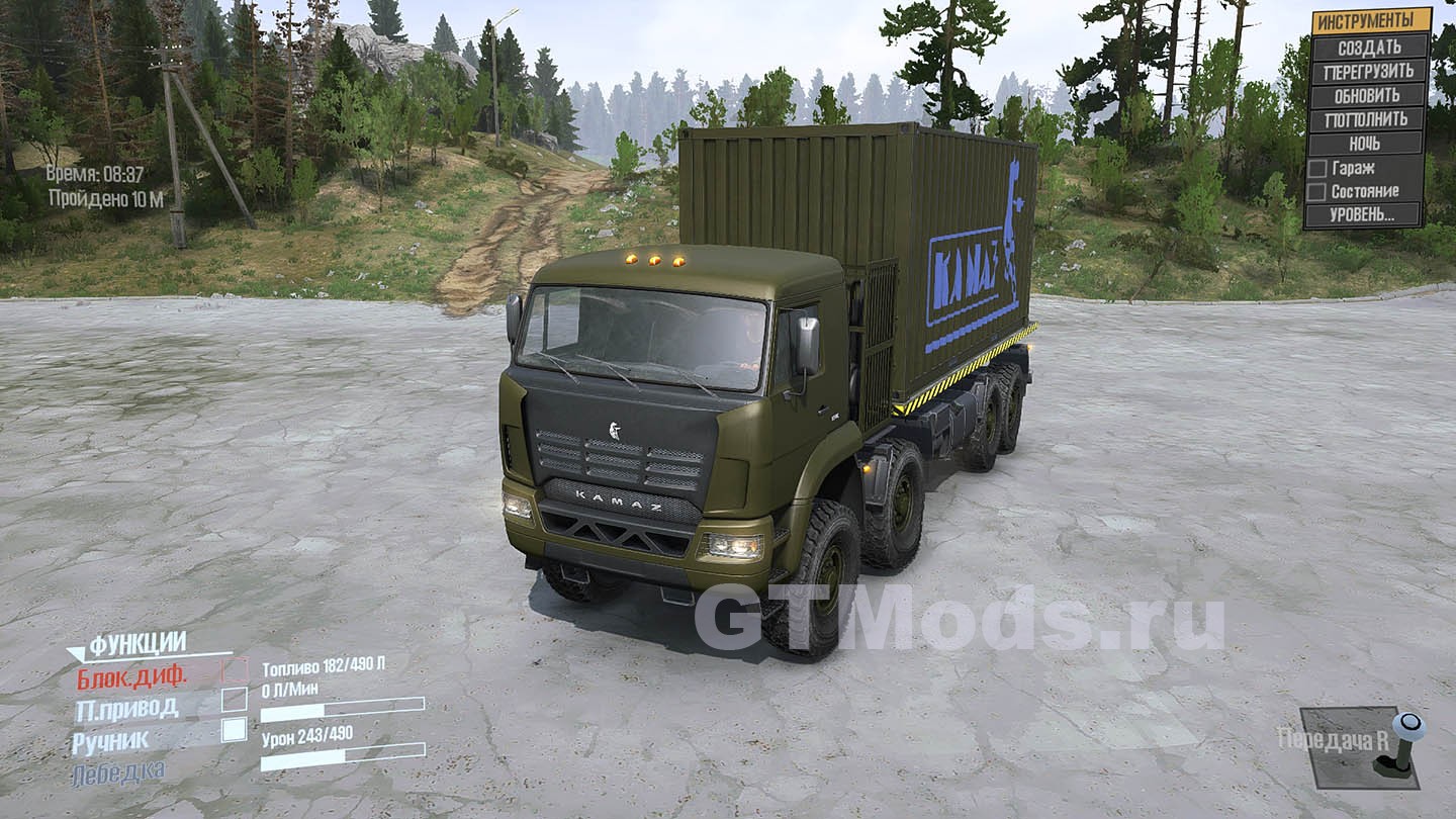 Мод Kamaz 6560 v1.0 для Spintires: MudRunner » Моды для игр про автомобили  от GTMods.ru