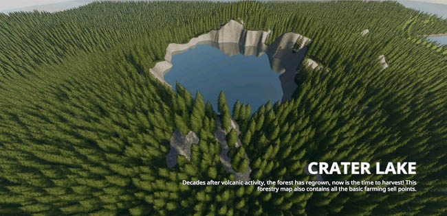Карта Crater Lake v1.3.0.0 для FS19 (1.7.x)