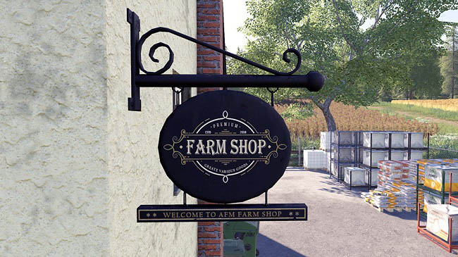 Мод Placeable Farm Shop v1.0.0.0 для FS19 (1.5.x)
