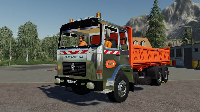 Мод Saviem SM 280TU v1.5 для FS19 (1.5.x)