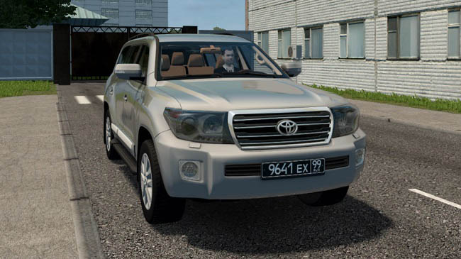 Мод Toyota Land Cruiser 200 Brownstone для City Car Driving (1.5.9.2)