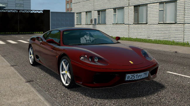 Мод Ferrari 360 Modena для City Car Driving (1.5.9.2)