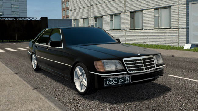 Мод Mercedes S600 W140 Бродяга для City Car Driving (1.5.9)