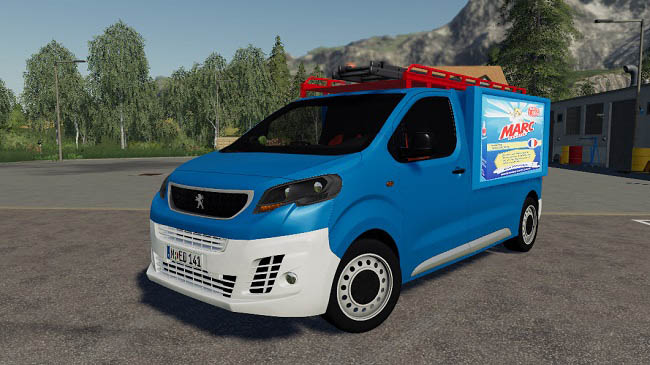 Мод Peugeot Expert Marc v1.5 для FS19 (1.5.x)