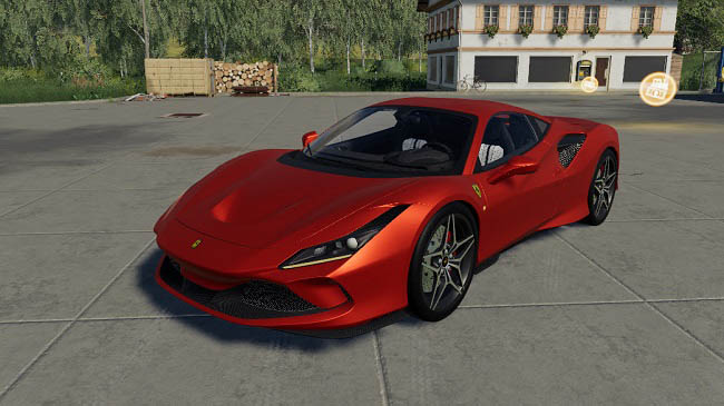 Мод Ferrari F8 Tributo v1.0 для FS19 (1.5.x)