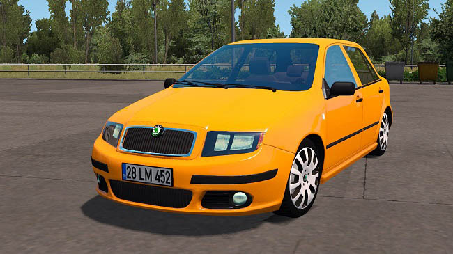 Мод Skoda Fabia RS 2004 для ETS 2 и ATS (1.36.x)