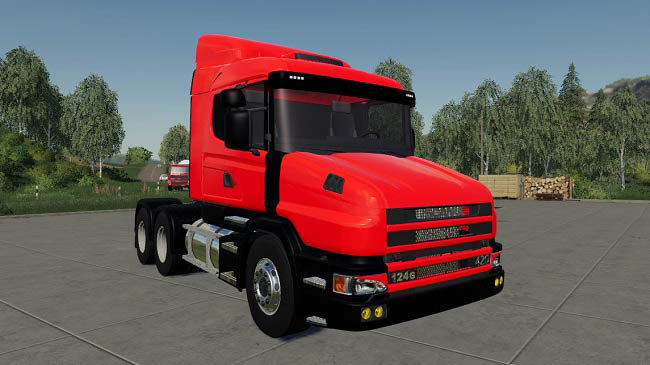 Мод Scania 124G v1.0.0.0 для FS19 (1.5.x)