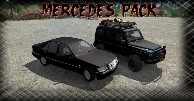 Мод Mercedes-Banz Pack v1.0 для Spintires: MudRunner