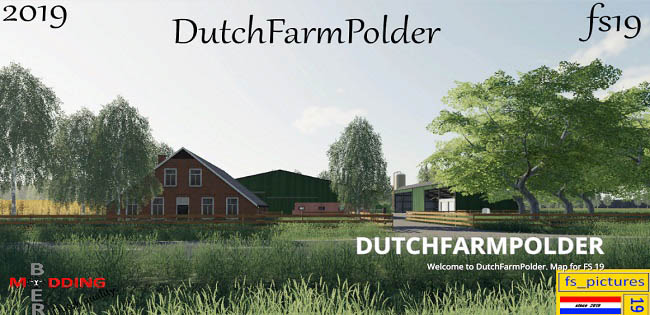 Карта DutchFarmPolder v1.2.0.0 для FS19 (1.5.x)