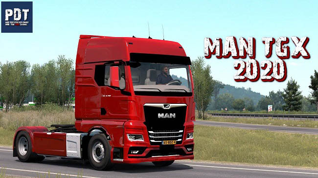 Мод MAN TGX 2020 v6.1 для Euro Truck Simulator 2 (1.45.x)