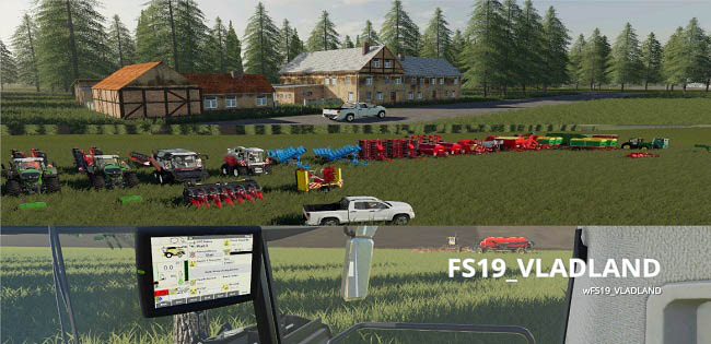 Карта Vladland v1.0.0.0 для FS19 (1.5.x)