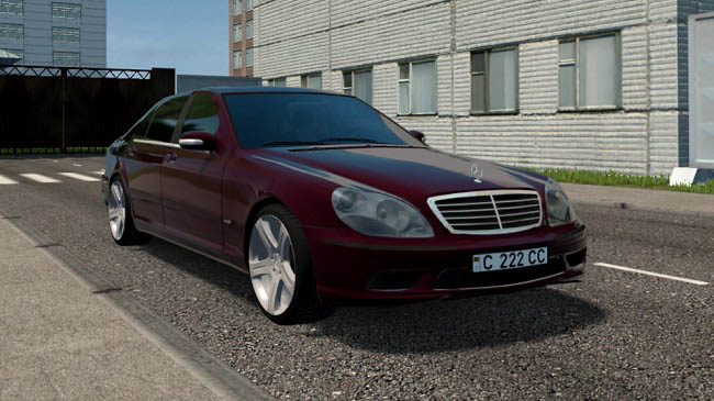 Мод Mercedes-Benz S600 W220 для City Car Driving (1.5.9.2)