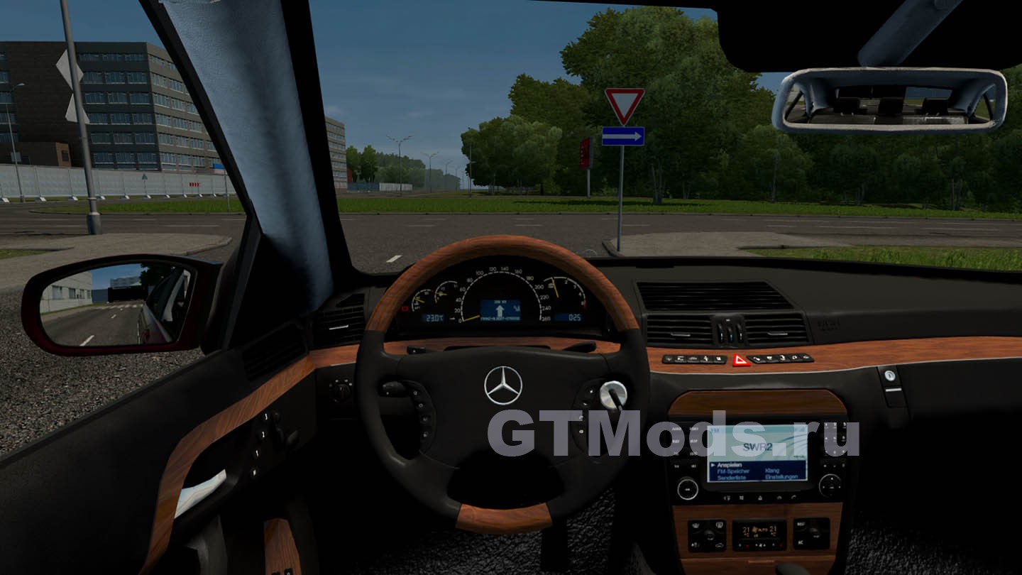 S600 City car Driving 1.5.1. Mod BEAMNG Drive Mercedes w220.