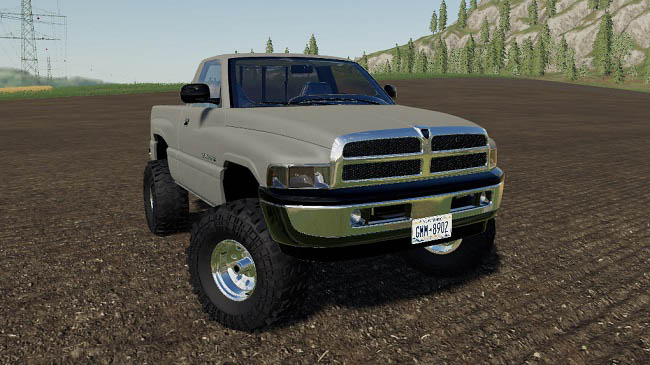 Мод 1996 Dodge Ram 1500 Single Cab v1.0 для FS19 (1.5.x)