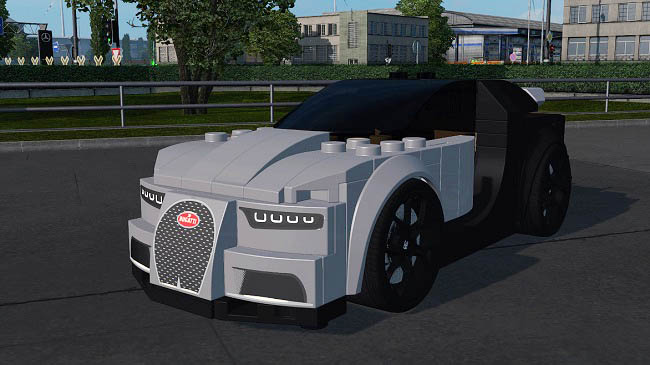 Мод Bugatti Chiron Lego Car для ATS (1.37.x)