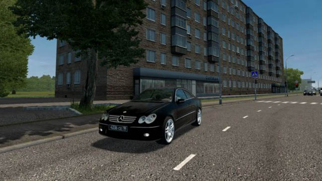 Мод Mercedes Benz CLK55 AMG для City Car Driving (1.5.9)