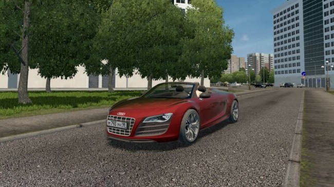 Мод Audi R8 GT Spyder для City Car Driving (1.5.9.2)