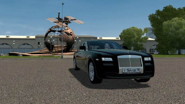 Мод Rolls-Royce Ghost для City Car Driving (1.5.9.2)