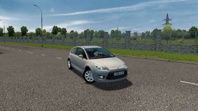 Мод Citroen C4 для City Car Driving (1.5.9)