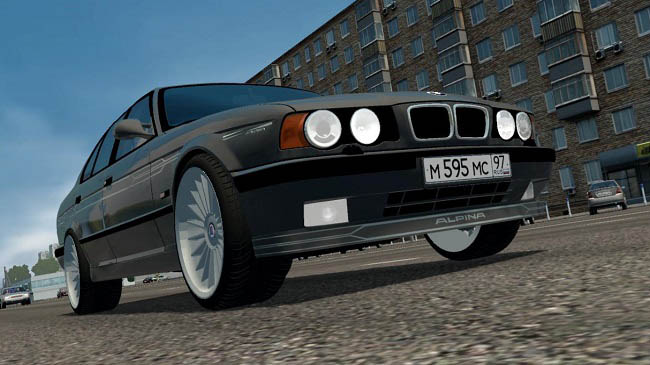 Мод BMW E34 Alpina для City Car Driving (1.5.9, 1.5.9.2)