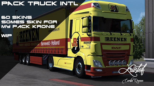 Мод Kriistof Pack Truck International для ETS 2 (1.37.x)