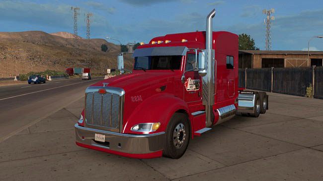 Мод Peterbilt 386 для American Truck Simulator (1.44.x, 1.45.x)