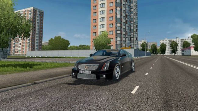 Мод Cadillac CTS-V Coupe для City Car Driving (1.5.9.2)