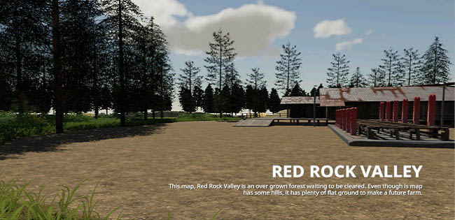 Карта Red Rock Valley v1.0.0.0 для FS19 (1.6.x)