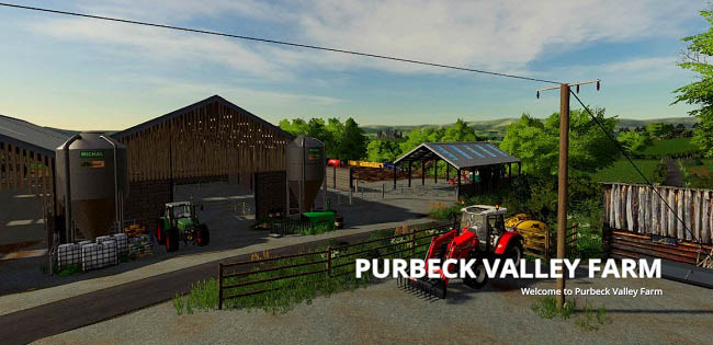 Карта Purbeck Valley Farm v1.1.0.0 для FS19 (1.6.x)