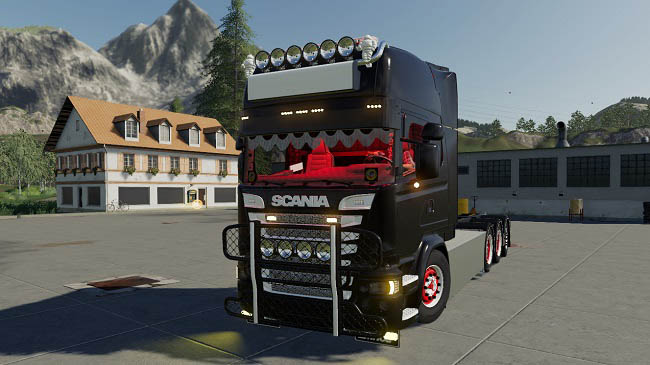 Мод Scania r580 Hooklift v1.0.0.0 для FS19 (1.6.x)