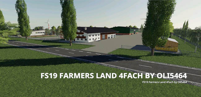 Карта Farmers Land 4Fach v1.0.0.0 для FS19 (1.6.x)