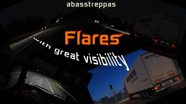 Мод Abasstreppas FlarePack v1.5.2 для ETS 2 (1.40.x)