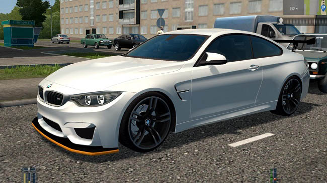 Мод BMW M4 F82 Tuning (M4 GTS) для City Car Driving (1.5.9.2)