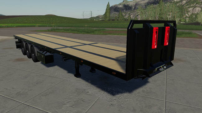 Мод Flatbed Holland Style trailer v1.0.0.0 для FS19 (1.6.x)