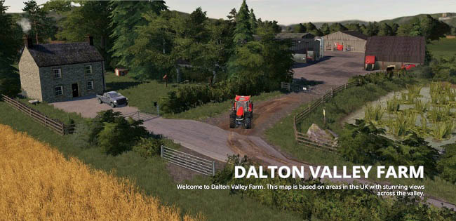 Карта Dalton Valley Farm v1.0.0.0 для FS19 (1.6.x)