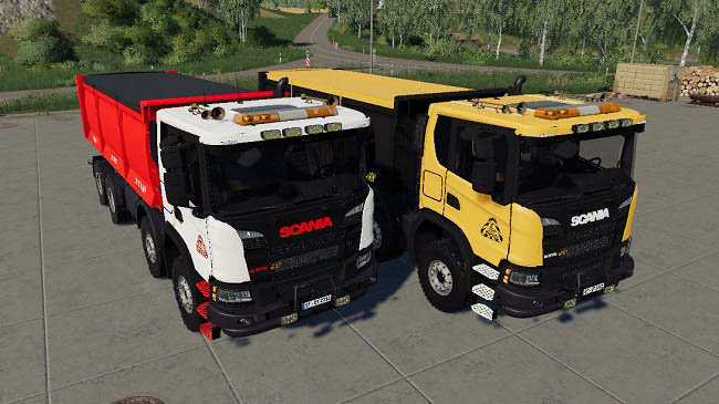 Мод Scania 8x8 Pack Fixed v1.1 для FS19 (1.6.x)