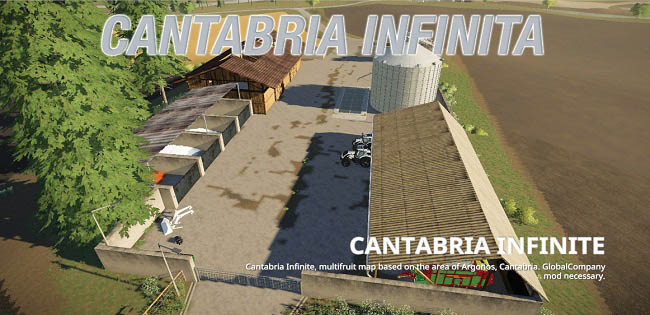 Карта Cantabria Infinite v1.3.0.0 для FS19 (1.6.x)