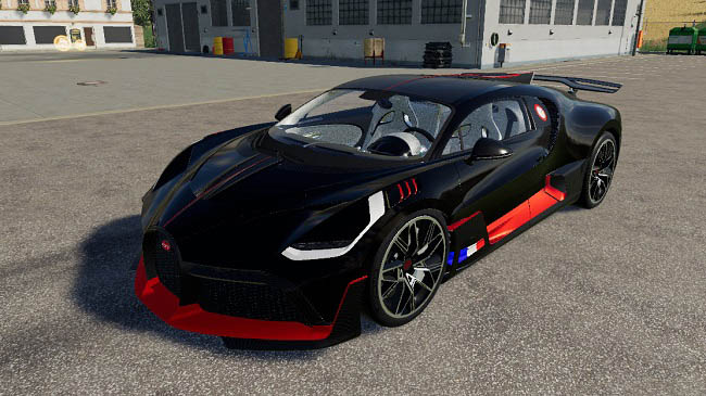 Мод Bugatti Chiron v1.0.0.0 для FS19 (1.6.x)