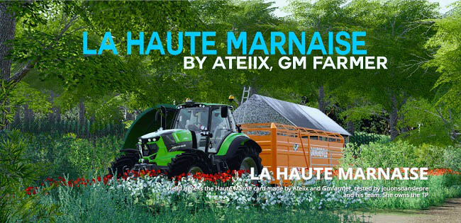 Карта La Haute Marnaise v1.0.0.0 для FS19 (1.6.x)