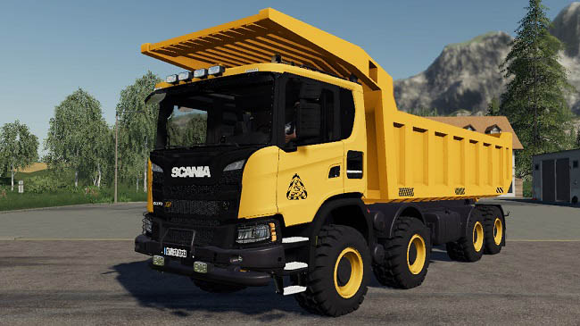 Мод Scania XT 8x8 Mining Truck v1.0.0.0 для FS19 (1.6.x)