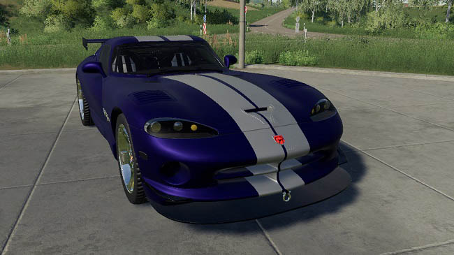 Мод Dodge Viper GTS v1.0.1.0 для FS19 (1.6.x)