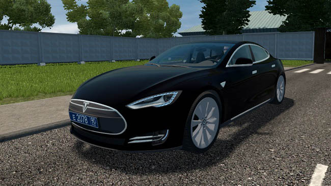 Мод Tesla Model S для City Car Driving (1.5.9.2)
