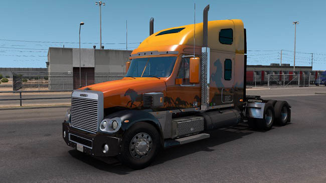 Мод Freightliner Coronado для American Truck Simulator (1.47.x)
