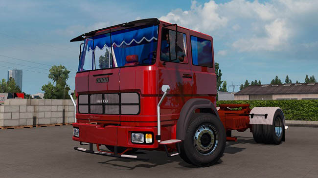 Мод Fiat Iveco 619 4x2 Chassis v1.0 для ETS 2 (1.38.x)