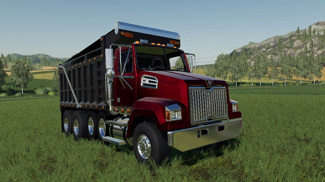 Мод Western Star 4700SF dump truck v1.0.0.2 для Farming Simulator 19 (1.6.x)