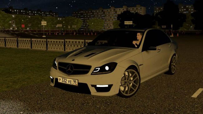 Мод Mercedes-Benz C63 AMG Perfomance для City Car Driving (1.5.9.2)